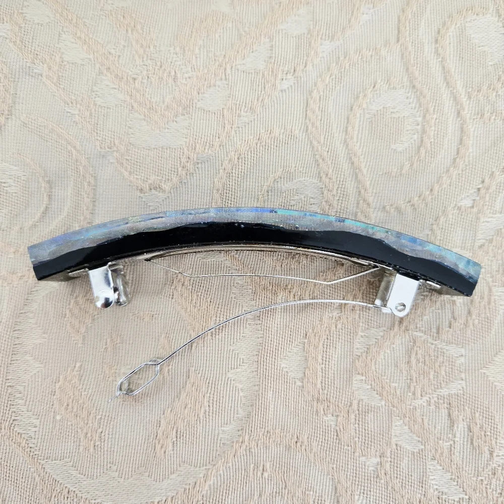 Dichroic Glass Artisan Made Barrette
